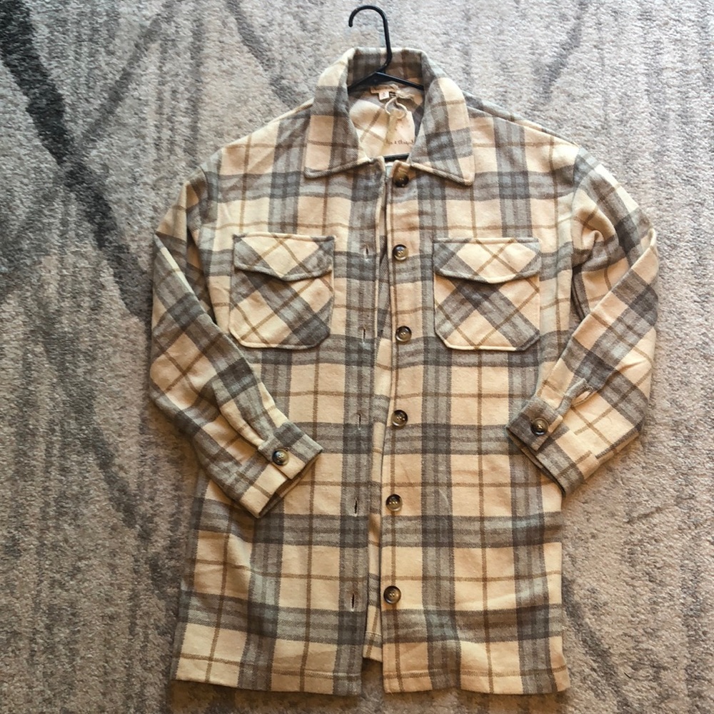 Flannel tunic
